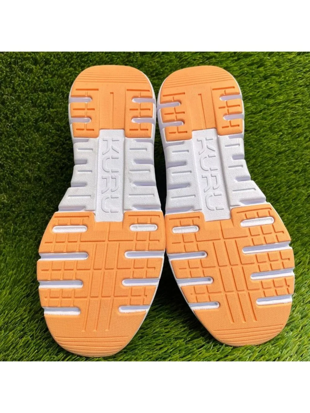 Kuru Flex Via Womens Size 10.5 Blue White Orange Athletic Running Shoes Sneakers